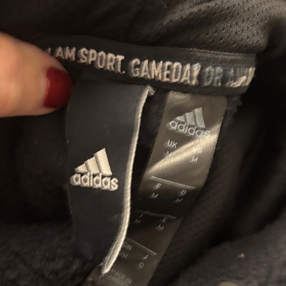 Adidas Black Sherpa Hoodie - Picture 5 of 5
